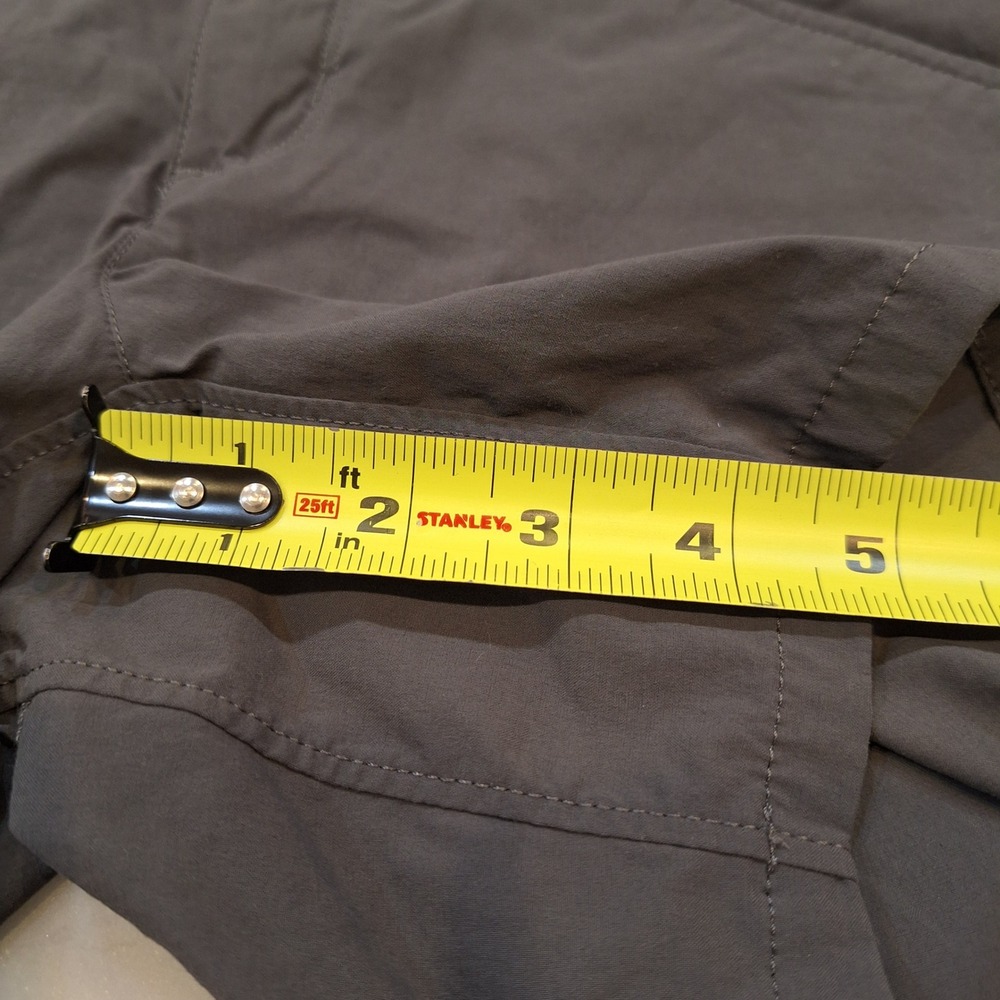 Patagonia Hiking Shorts Wom Sz 2 Gray Nylon Stretch Worn Wear‎ Outdoor 4" inseam - Picture 6 of 11